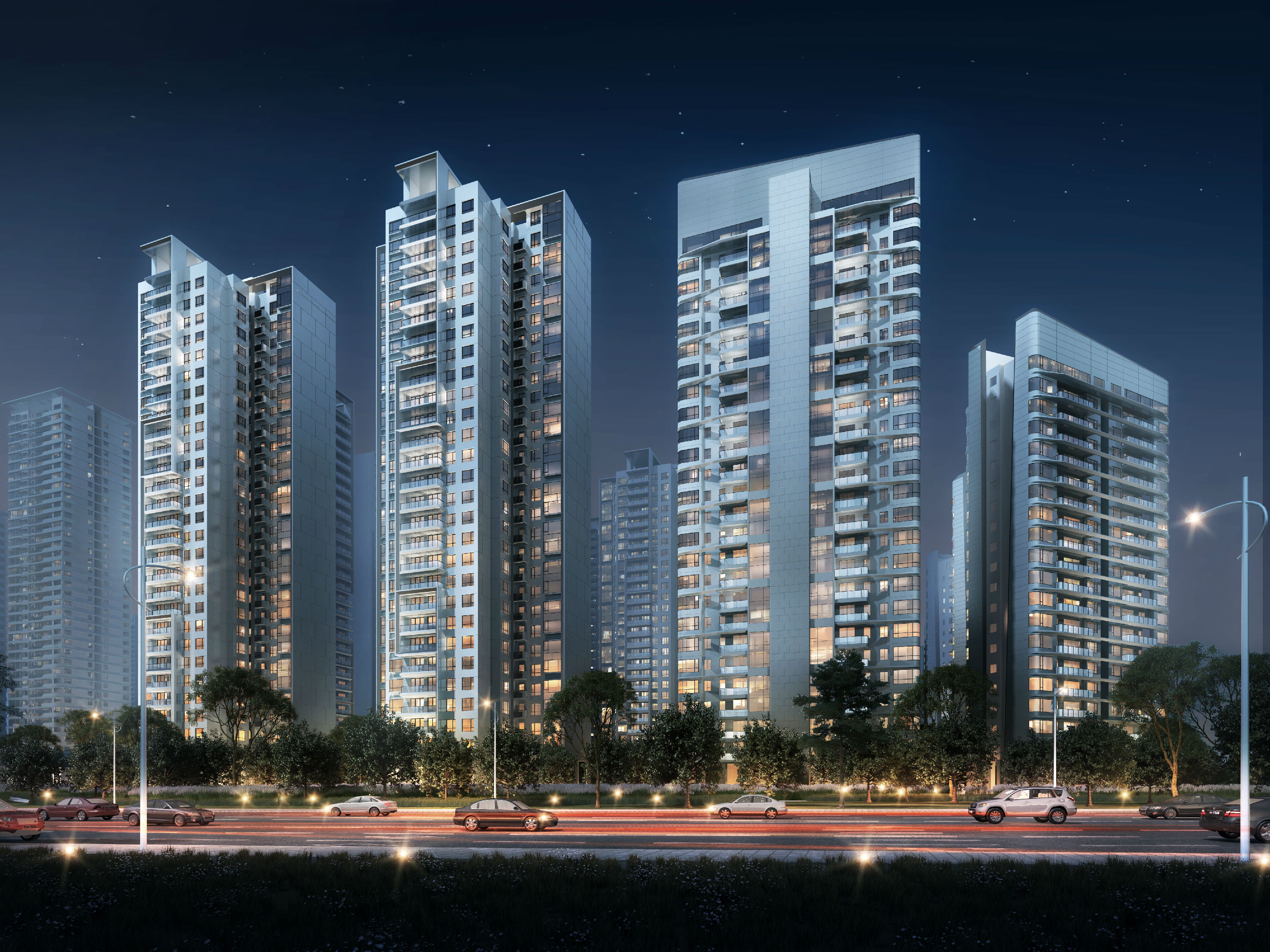 國際化復合型高端國際社區--天府中心國際社區二期工程